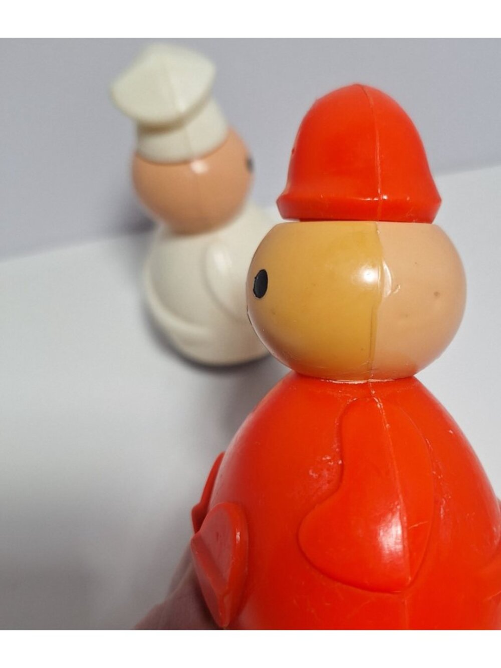 Baker Candlestick Maker 3 Men In A Tub Roly Poly Lot Fisher Price Vintage 1970s - Picture 8 of 16